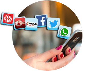 Estás en las redes y no quieres que te quiten de tu data por usar Facebook, Twitter o Whatsapp.